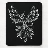 Phoenixanstiege auf schwarz mousepad (Vorne)