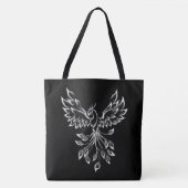 Phoenixanstiege auf schwarz tasche (Vorderseite)