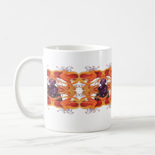 Phoenixer ruhiger Geist Kaffeetasse (Links)