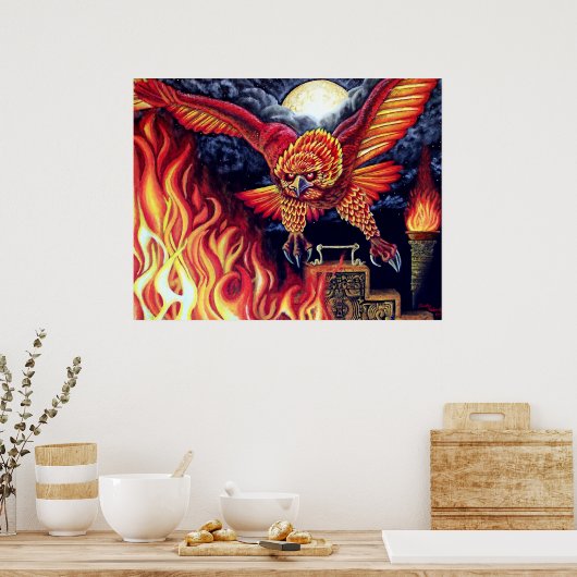 Phoenixflug Poster (Küche)