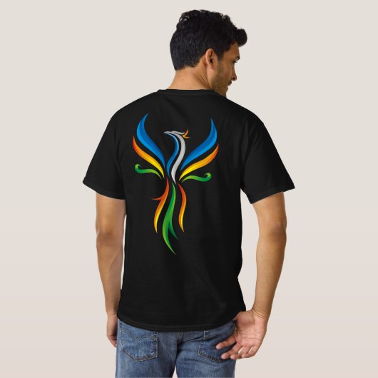 Phoenixgeist T-Shirt (Schwarz voll)