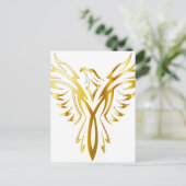 Phoenixgold Postkarte (Stehend Vorderseite)