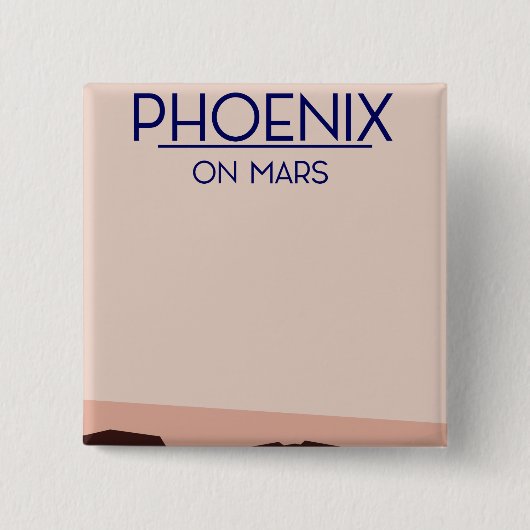 Phoenixlander auf Mars. Button (Vorderseite)