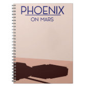Phoenixlander auf Mars. Notizblock (Vorderseite)
