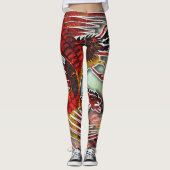 Phoenixs Wiederauferstehung: Aufstieg aus der Flam Leggings (Vorderseite)