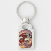 Phoenixs Wiederauferstehung: Aufstieg aus der Flam Schlüsselanhänger (Vorderseite)