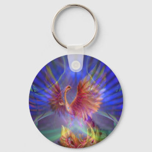 Phoenixsteigende Schlüsselkette Schlüsselanhänger