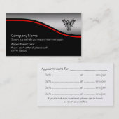 Phoenixstieg, roter Swoosh, Terminierungskarte Visitenkarte (Vorne/Hinten)