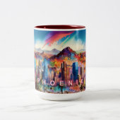 Phoenixtal Zweifarbige Tasse (Mittel)