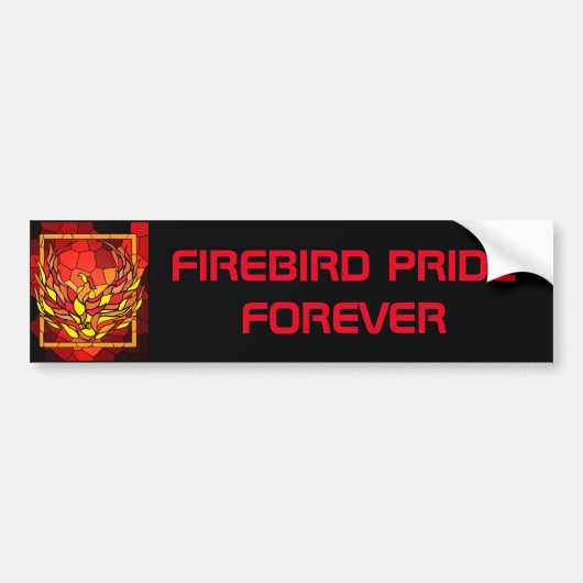 Phoenixter Pride Autoaufkleber (Vorne)
