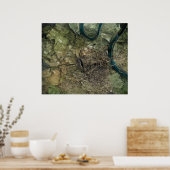 Phoenixville Mont Clare 1937 Luftkarte PA Poster (Küche)