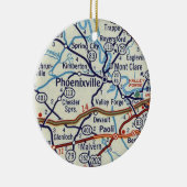 Phoenixville PA Keramik Ornament (Rechts)