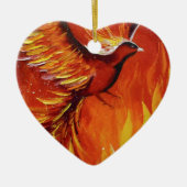 Phoenixvogel Keramik Ornament (Vorne)