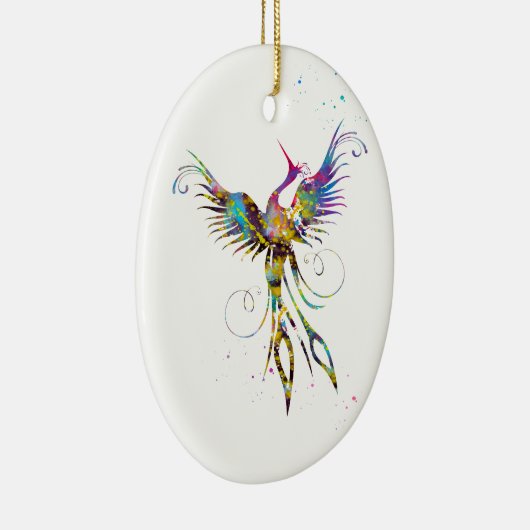 Phoenixvogel Keramik Ornament (Rechts)