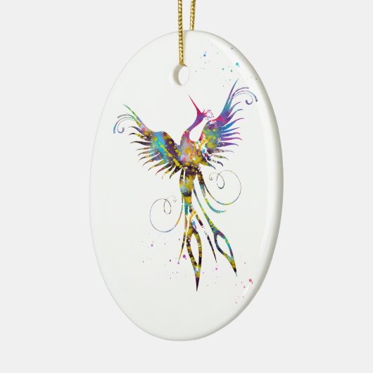Phoenixvogel Keramik Ornament (Links)