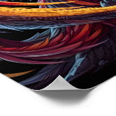 Phoenixvogel Poster (Ecke)