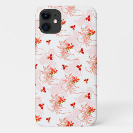 Phoenixvogel und Phoenix-Blume Nahtloses Muster Case-Mate iPhone Hülle