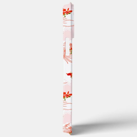 Phoenixvogel und Phoenix-Blume Nahtloses Muster Case-Mate iPhone Hülle (Rückseite / Rechts)