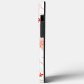 Phoenixvogel und Phoenix-Blume Nahtloses Muster Case-Mate iPhone Hülle (Rückseite / Links)