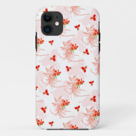 Phoenixvogel und Phoenix-Blume Nahtloses Muster Case-Mate iPhone Hülle