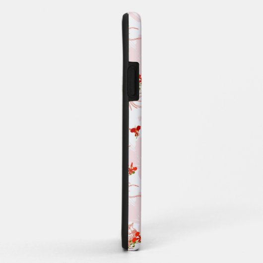 Phoenixvogel und Phoenix-Blume Nahtloses Muster Case-Mate iPhone Hülle (Hinten/Rechts)