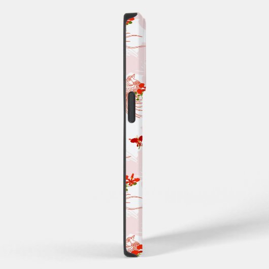 Phoenixvogel und Phoenix-Blume Nahtloses Muster Case-Mate iPhone Hülle (Rückseite / Rechts)