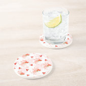 Phoenixvogel und Phoenix-Blume Nahtloses Muster Getränkeuntersetzer (Seite)