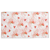 Phoenixvogel und Phoenix-Blume Nahtloses Muster Kissenbezug (Vorderseite-Rechts)