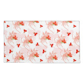 Phoenixvogel und Phoenix-Blume Nahtloses Muster Kissenbezug (Rückseite-Links)