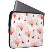 Phoenixvogel und Phoenix-Blume Nahtloses Muster Laptopschutzhülle (Vorne Rechts)