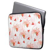 Phoenixvogel und Phoenix-Blume Nahtloses Muster Laptopschutzhülle (Vorderseite Links)
