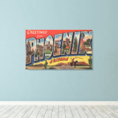 Phoeniz, Arizona - Große Buchstabenszenen Leinwanddruck (Insitu (Holzboden))