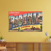 Phoeniz, Arizona - Große Buchstabenszenen Leinwanddruck (Insitu (Wohnzimmer))