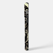 Phone Bone Scrimshaw Tiki iPhone Case Hülle (Linke Seite)