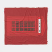 Phone Box Fleecedecke (Vorderseite (Horizontal))