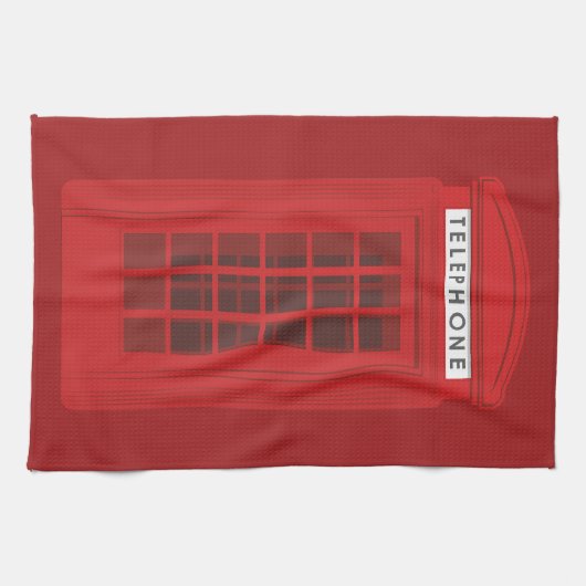Phone Box Geschirrtuch (Horizontal)