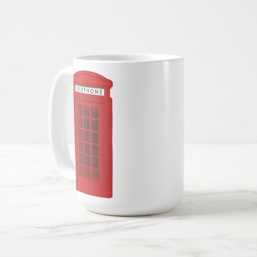 Phone Box Kaffeetasse (Vorderseite Links)