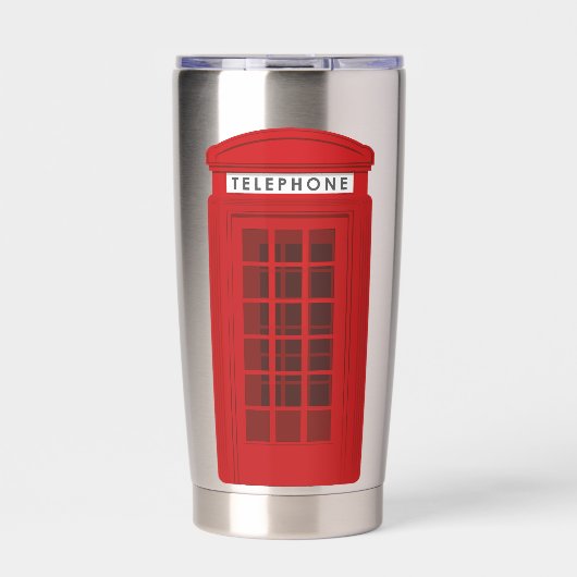 Phone Box Thermobecher (Vorderseite)