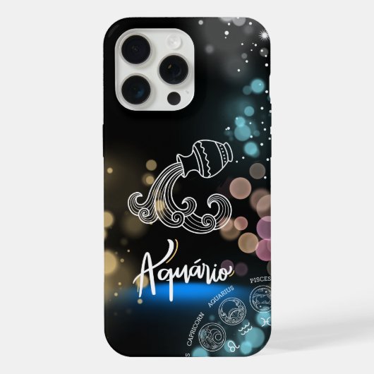 Phone Case Aquarius iPhone Hülle (Rückseite)