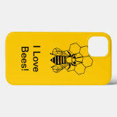 Phone Case - Bee on Honeycomb (Rückseite (Horizontal))