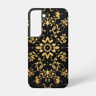 Phone case black yellow pattern style samsung galaxy hülle