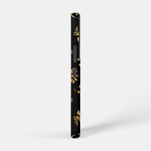 Phone case black yellow pattern style  samsung galaxy hülle (Rechte Seite)