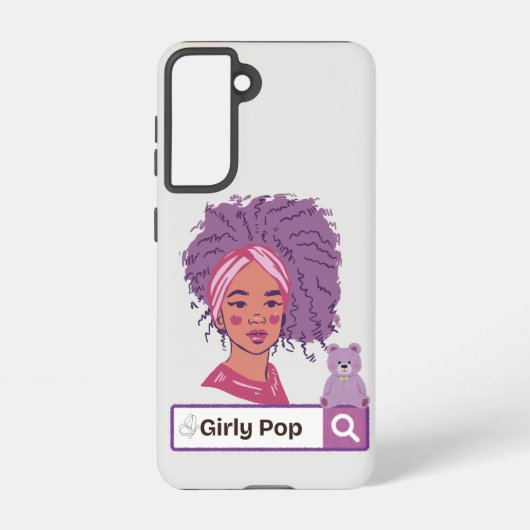 Phone case girly pop teddy bear samsung galaxy hülle (Rückseite)