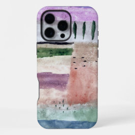 PHONE CASE - Landscape with Poplars" Paul Klee Art iPhone 16 Pro Max Hülle