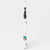 Phone Case – Rainbow and Flowers Cute Design iPhone Hülle (Linke Seite)