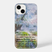 phone case with Bible verse iPhone Hülle (Rückseite)