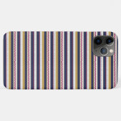 Phone case with zigzag and striped pattern  (Rückseite (Horizontal))