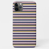 Phone case with zigzag and striped pattern  (Rückseite)