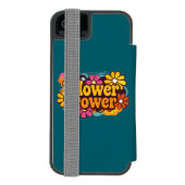 Phone Cases | Tech Accessories | 70s | Retro | Flo Incipio iPhone Geldbeutel-Hülle (Folio Rückseite)