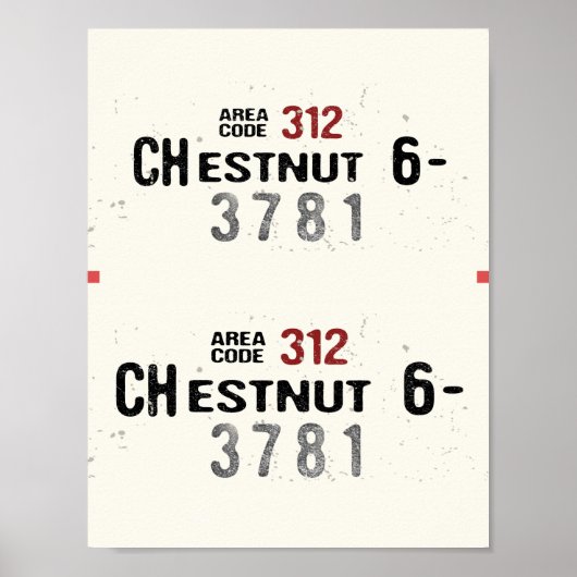 Phone Dial Betsy Poster (Vorne)